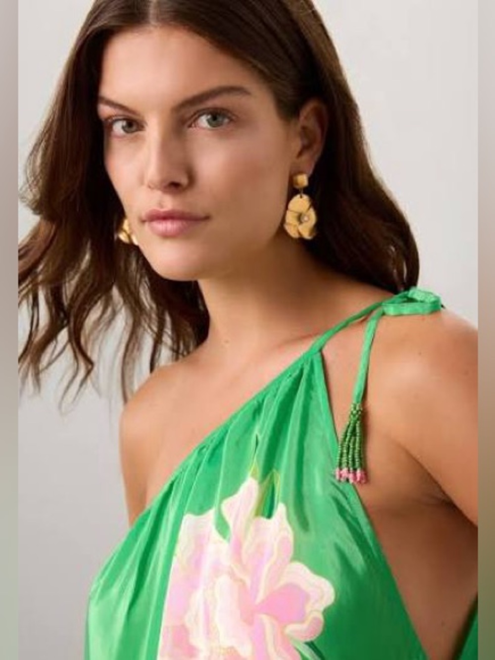 FARM Rio Floral Vibing Green Maxi Dress NWT NEW - Picture 2 of 8